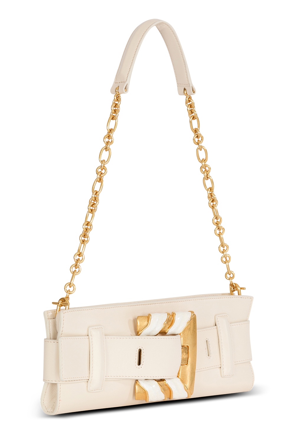 Anthem Clutch Bag - Crème
