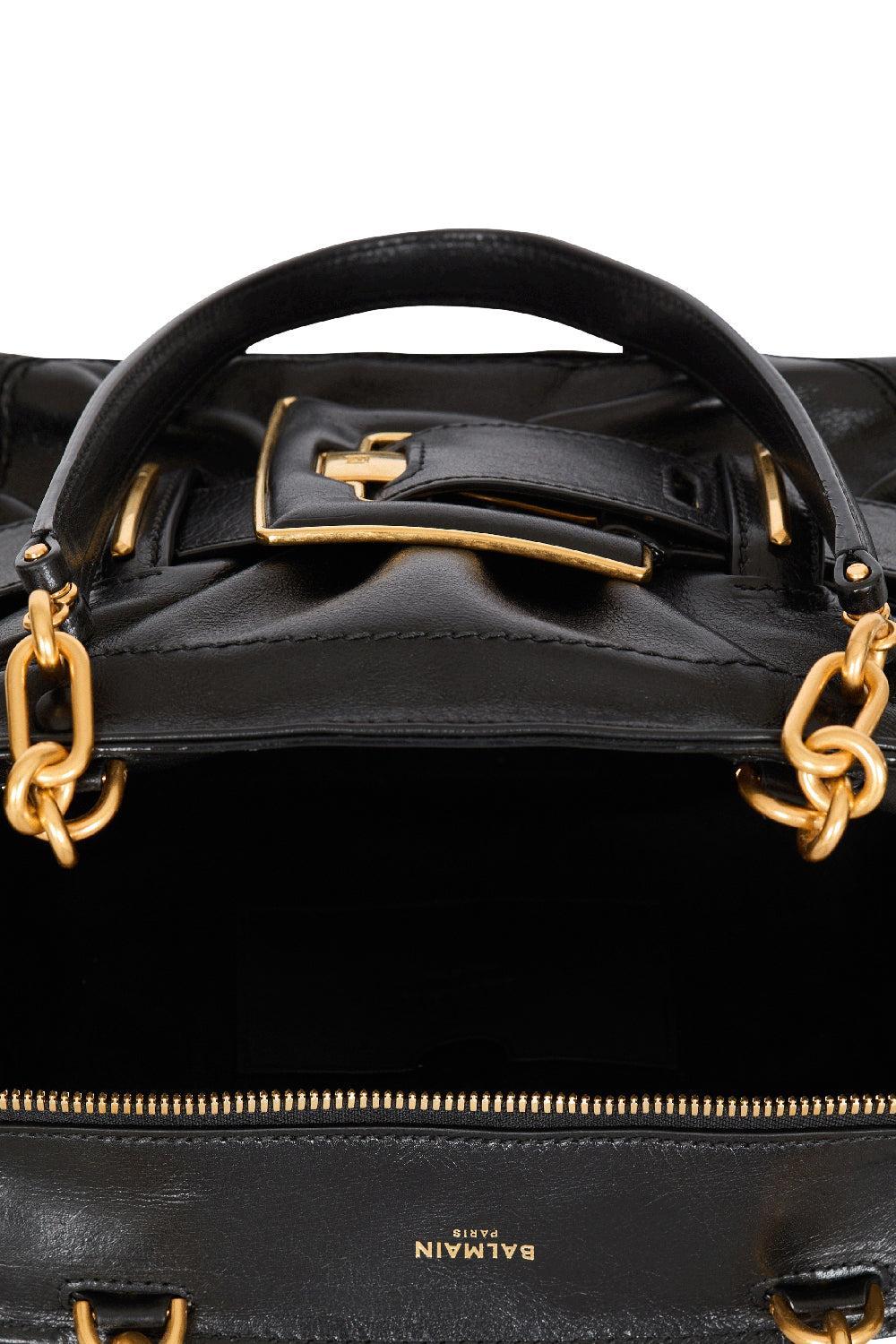 Anthem Bag-NOIR-HANDBAGSHOULDER-BALMAIN