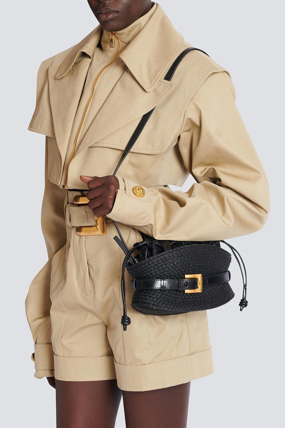 Shuffle Mini Bag-NOIR-HANDBAGSHOULDER-BALMAIN