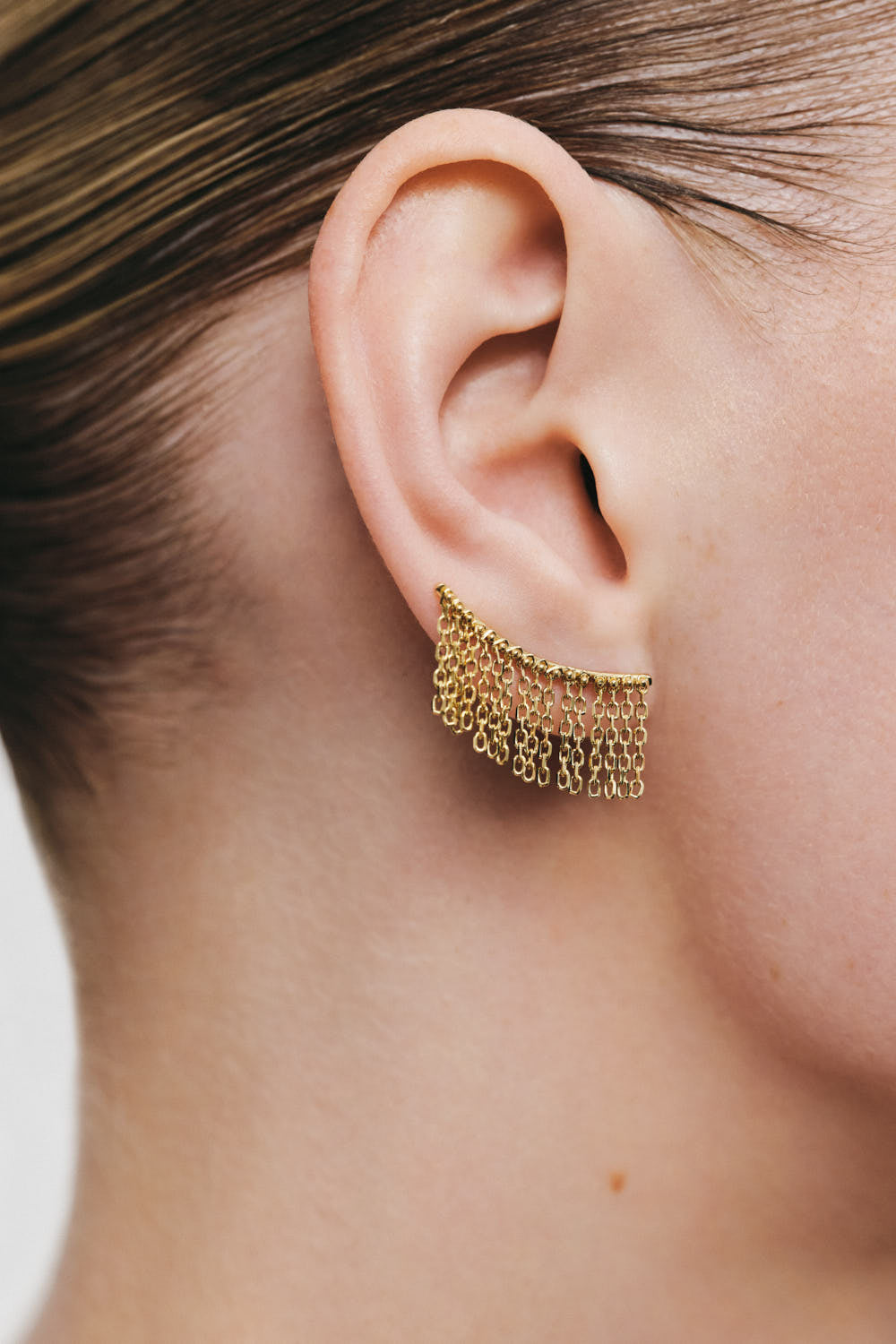 Short Chainfall Earrings
