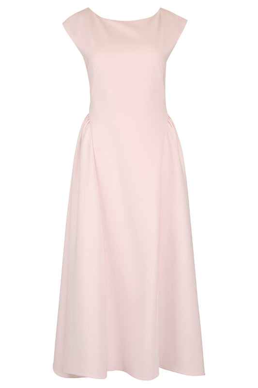 Aimee Midi Dress-PINK-2-CLOTHINGDRESSCOCKTAIL-HUISHAN ZHANG
