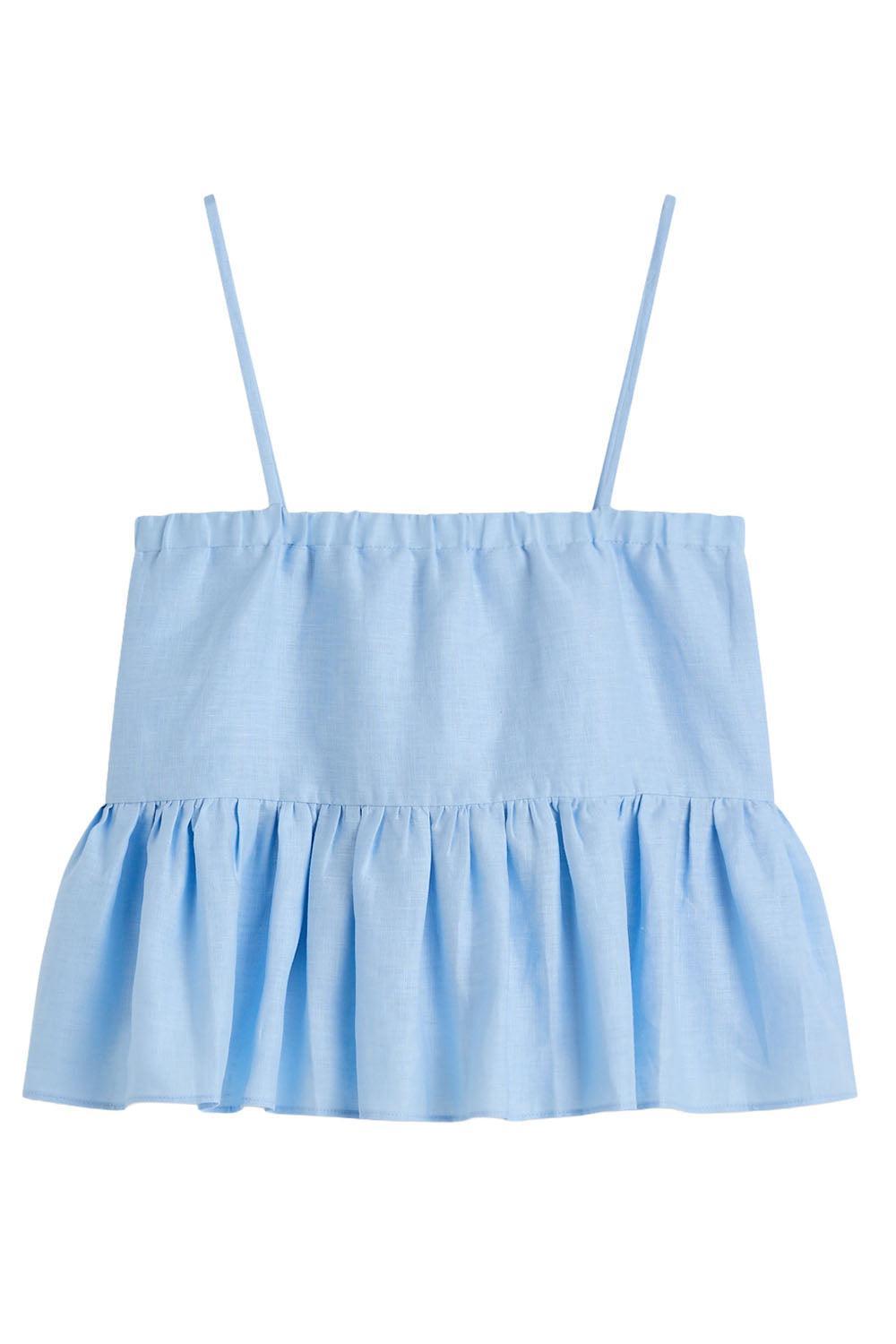 Peplum Top-BLUE-2-CLOTHINGTOPBLOUSE-SCANLAN THEODORE