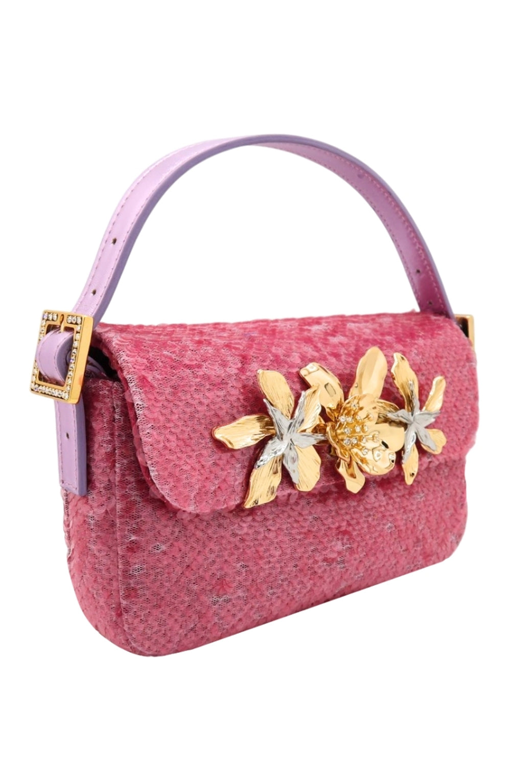 Mini Habibi Bag - Sequins Peonia