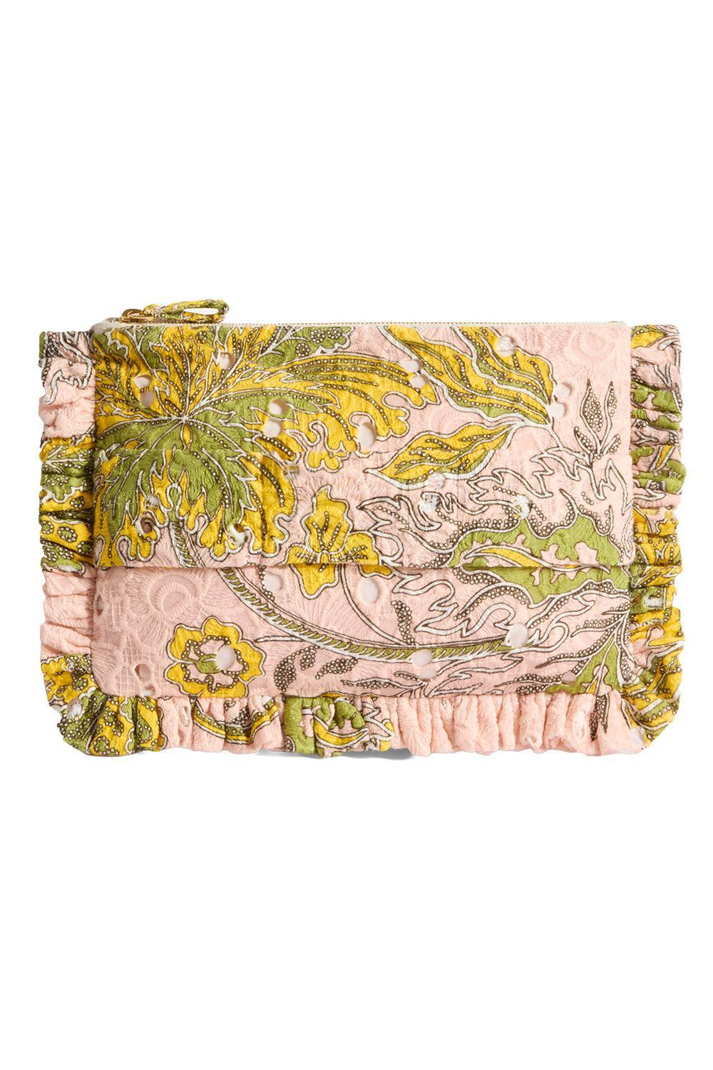 Hand Pouchette - Swathe-FLORAL-HANDBAGCLUTCHES-LA DOUBLEJ