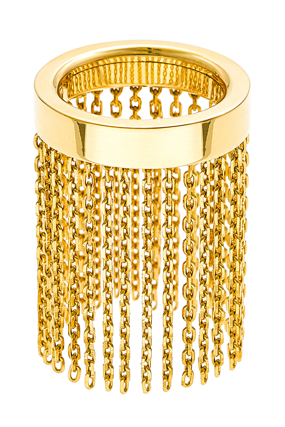 Short Chainfall Ring