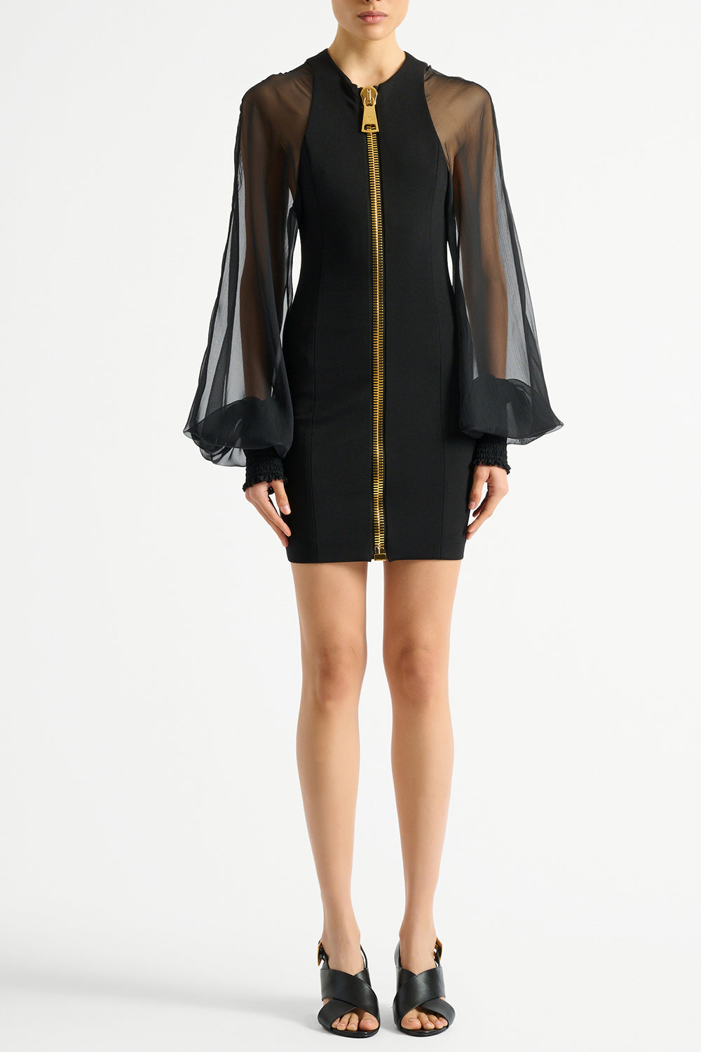 Zip Short Dress