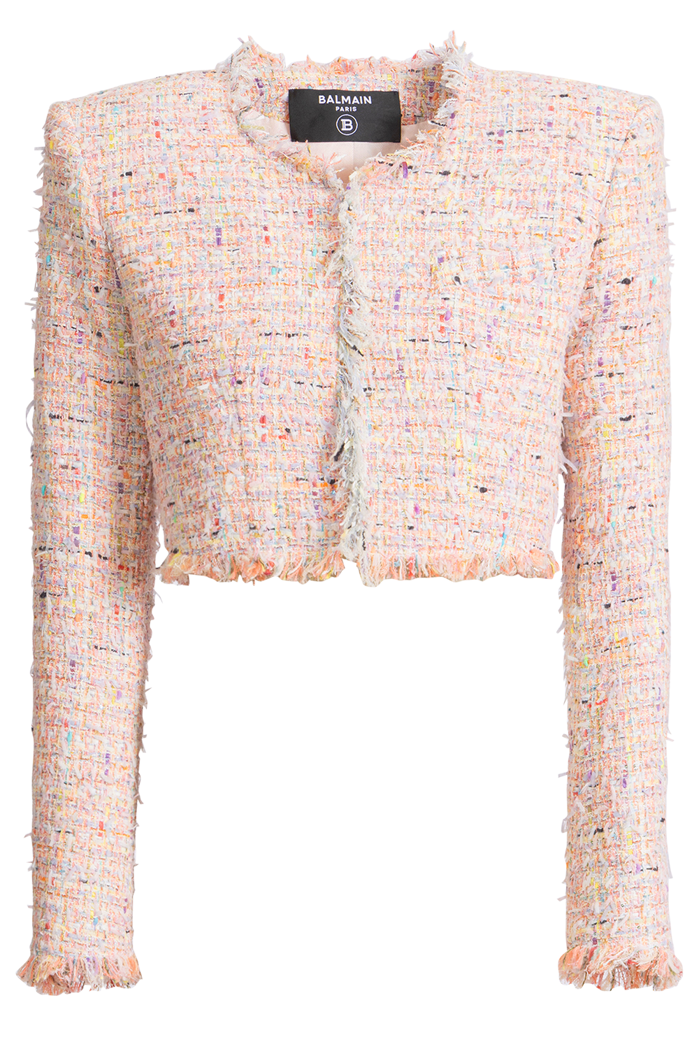 Lion Chain Button Crop Jacket
