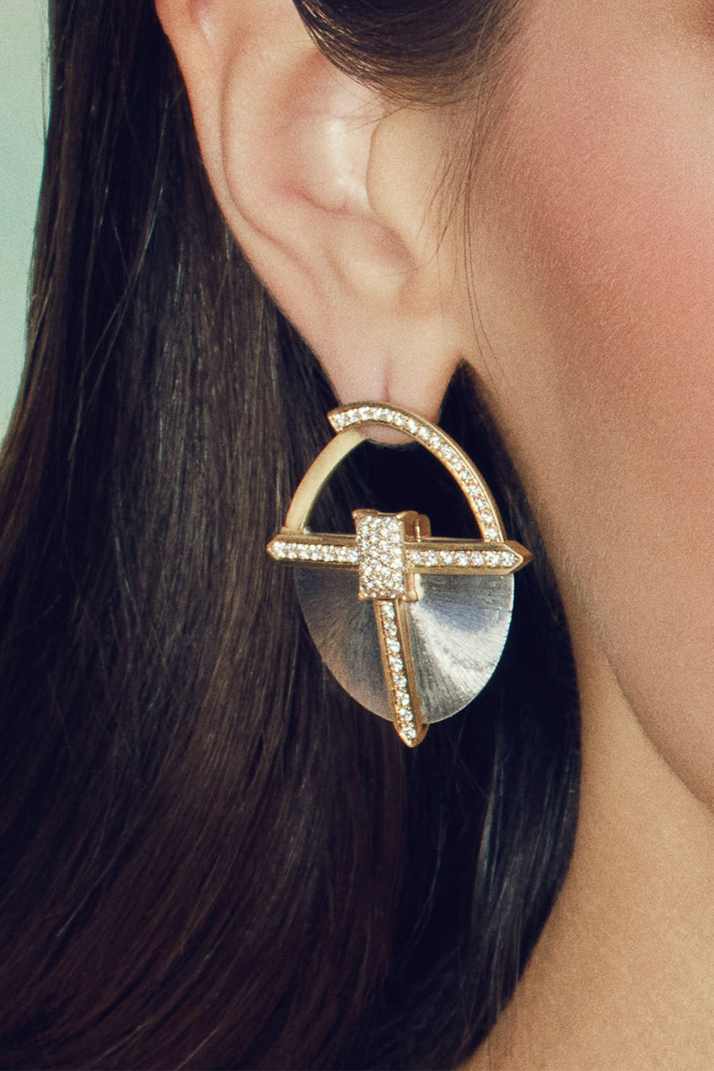 Diamond Hiba Drop Earrings