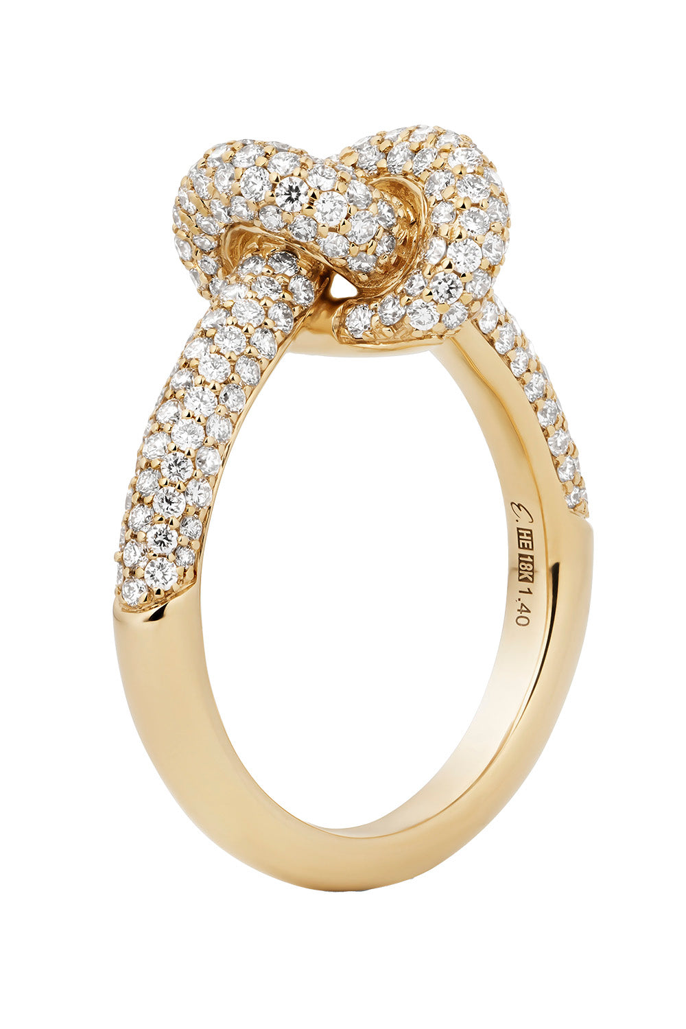 Diamond Pavé Small Legacy Knot Ring
