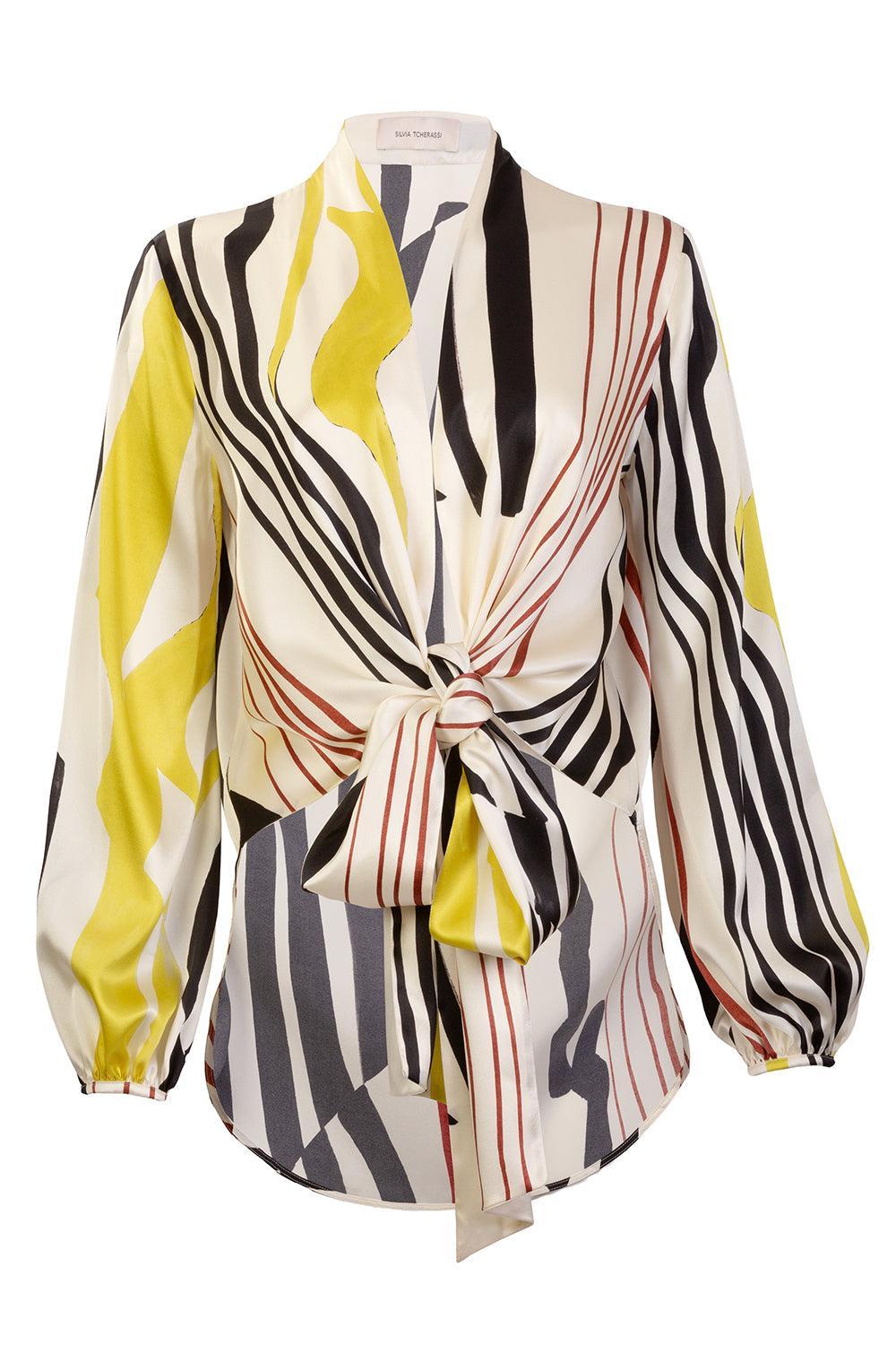 Honey Blouse-MULTI-XS-CLOTHINGTOPBLOUSE-SILVIA TCHERASSI