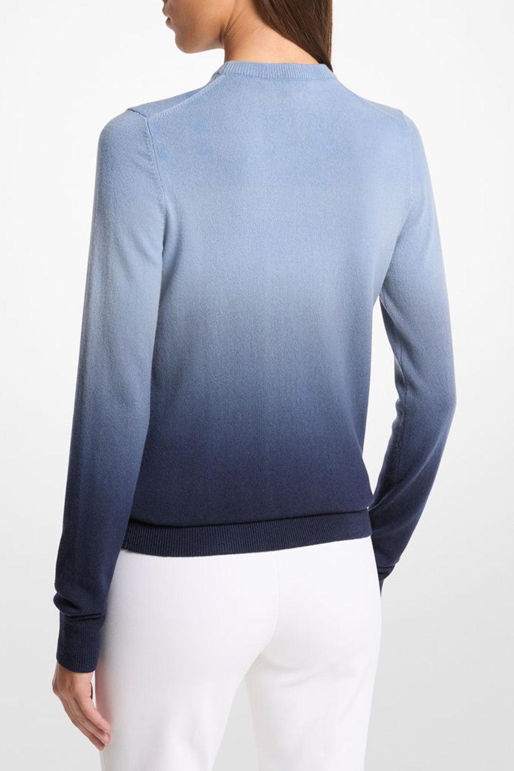 Ombre Long Sleeve Crewneck-LAKEMULT-XS-CLOTHINGTOPKNITS-MICHAEL KORS COLLECTION
