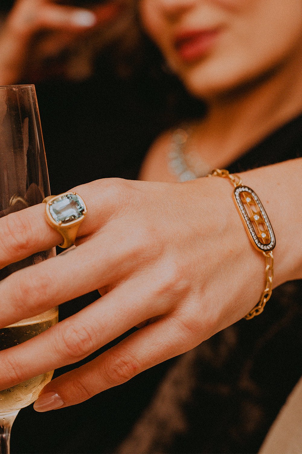 Aquamarine Bijou Ring