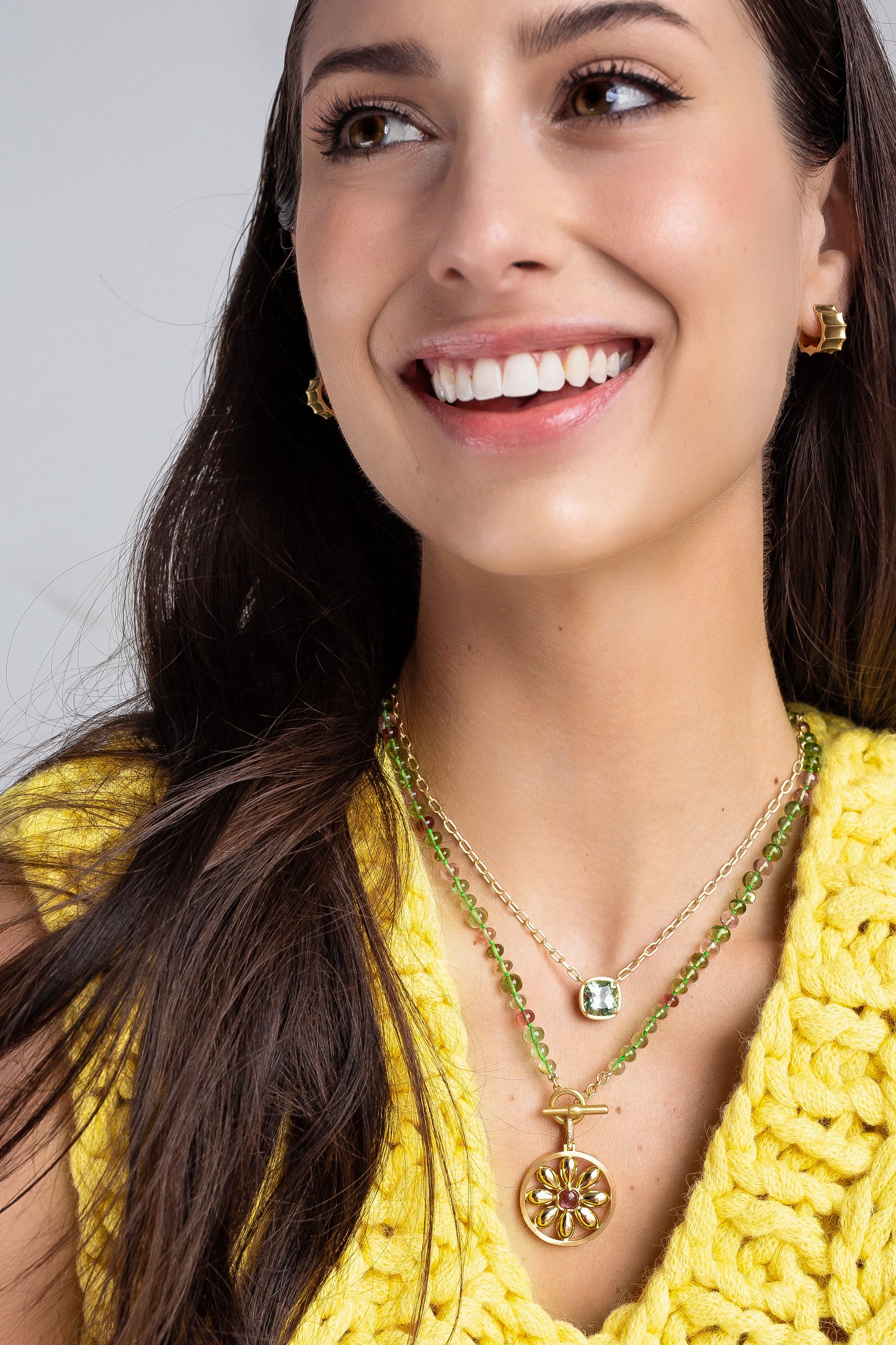 Wide Horizontal Wave Hoop Earrings-YELLOW GOLD-JEWELRYFINE JEWELEARRING-LEIGH MAXWELL