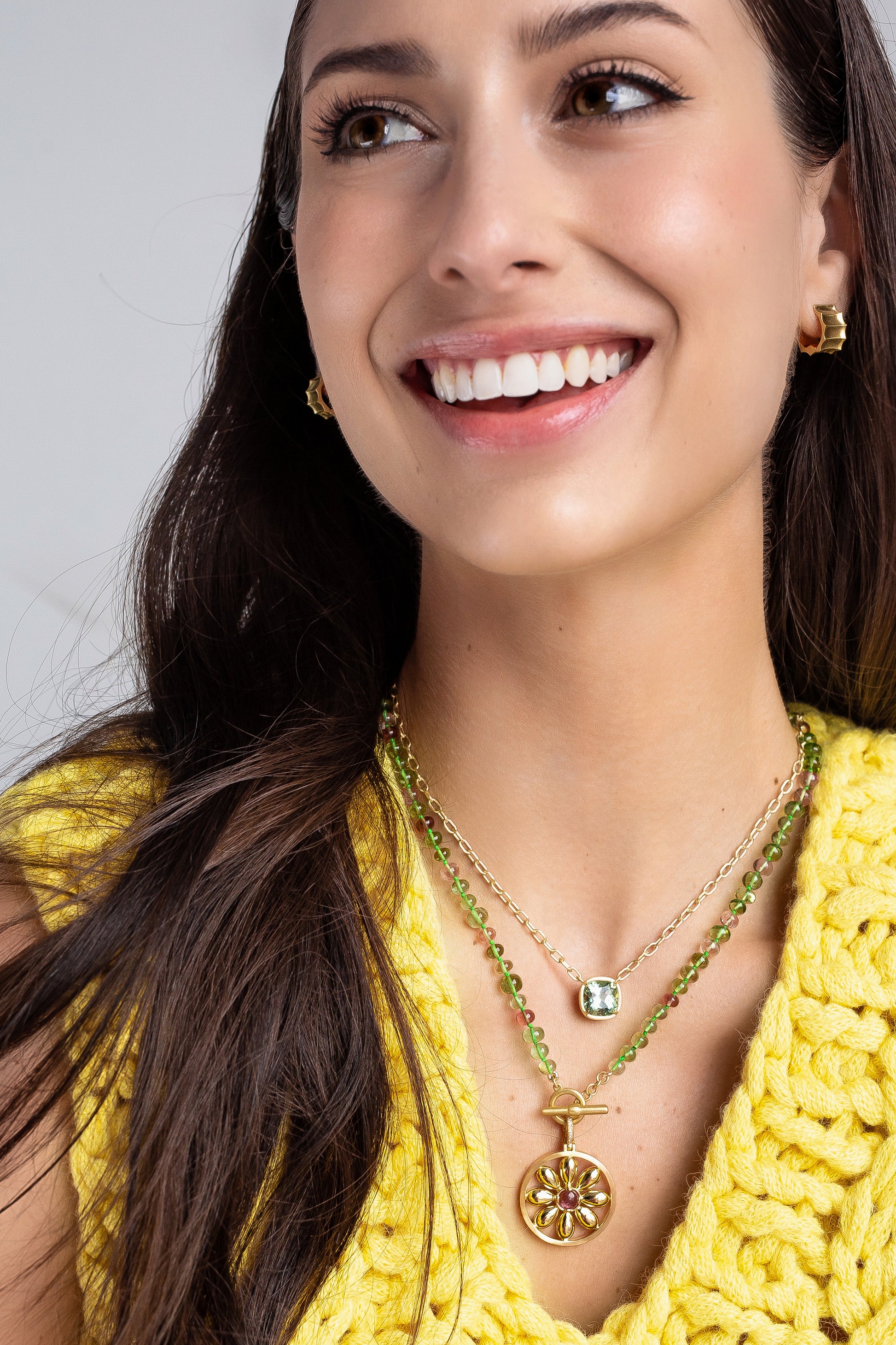 Wide Horizontal Wave Hoop Earrings-YELLOW GOLD-JEWELRYFINE JEWELEARRING-LEIGH MAXWELL