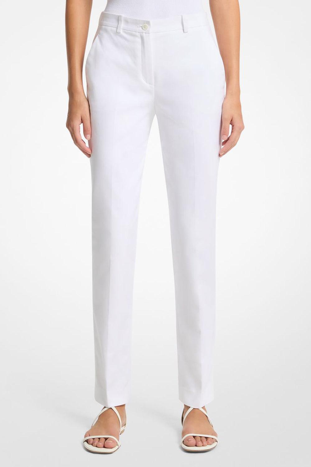 Narrow Samantha Pant-OPTIC WHITE-2-CLOTHINGPANTCASUAL-MICHAEL KORS COLLECTION