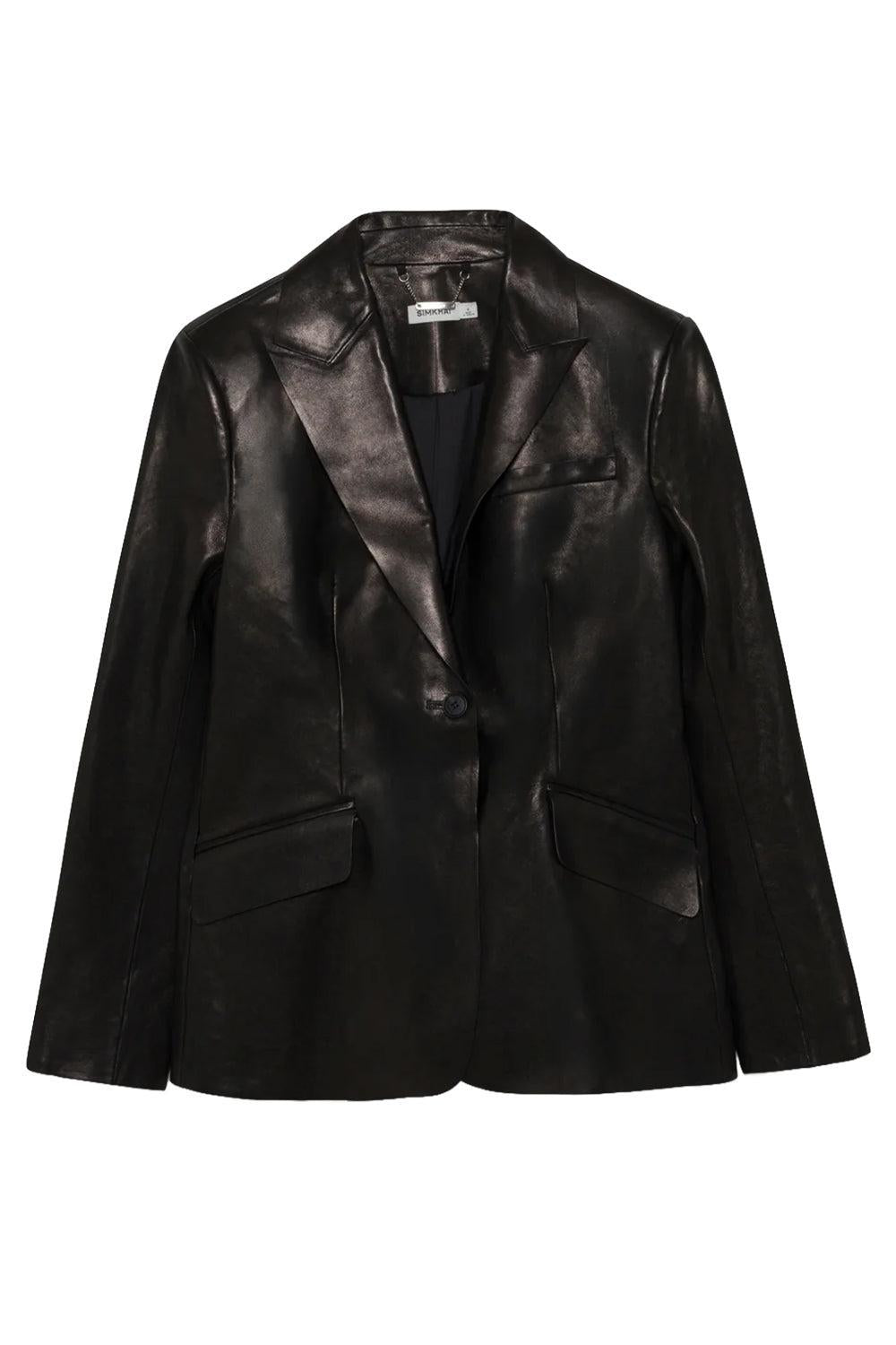 Iressa Blazer-BLACK-2-CLOTHINGJACKETBLAZERS-SIMKHAI