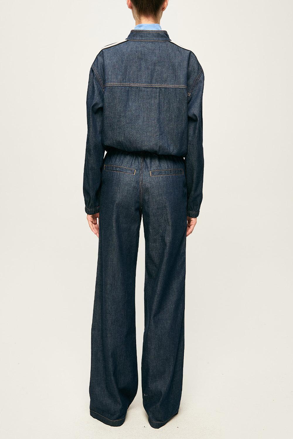 Taylor Track Stripe Pant-BLUE-2-CLOTHINGPANTDENIM-VERONICA BEARD