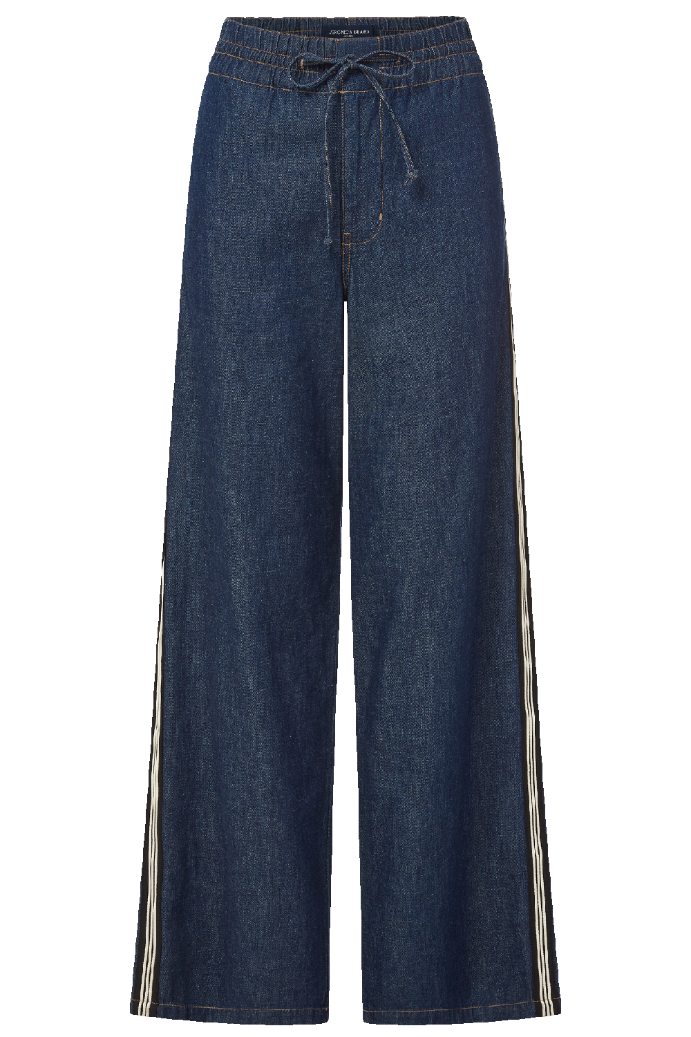 Taylor Track Stripe Pant-BLUE-2-CLOTHINGPANTDENIM-VERONICA BEARD