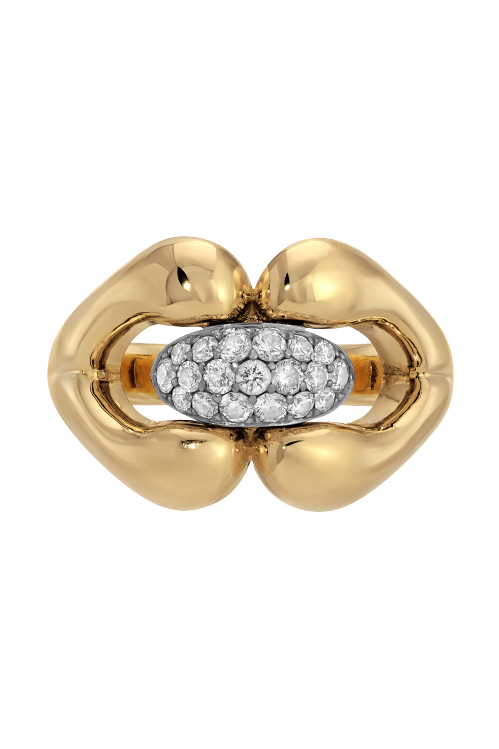  Diamond Small Nautical Ring-YELLOW GOLD-6.5-JEWELRYFINE JEWELRING-JENNA BLAKE 