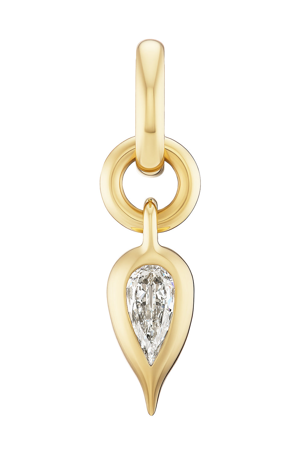 Diamond Asscher Carriage Pendant