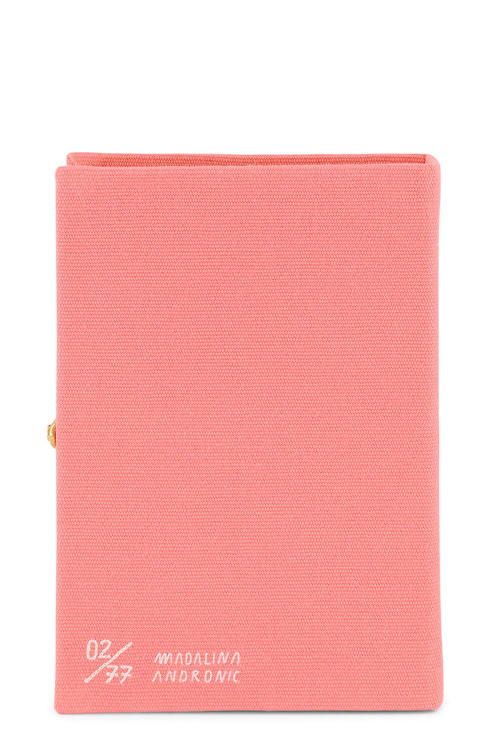 Palm Beach Book Clutch Bag-PINK-HANDBAGSHOULDER-OLYMPIA LE TAN