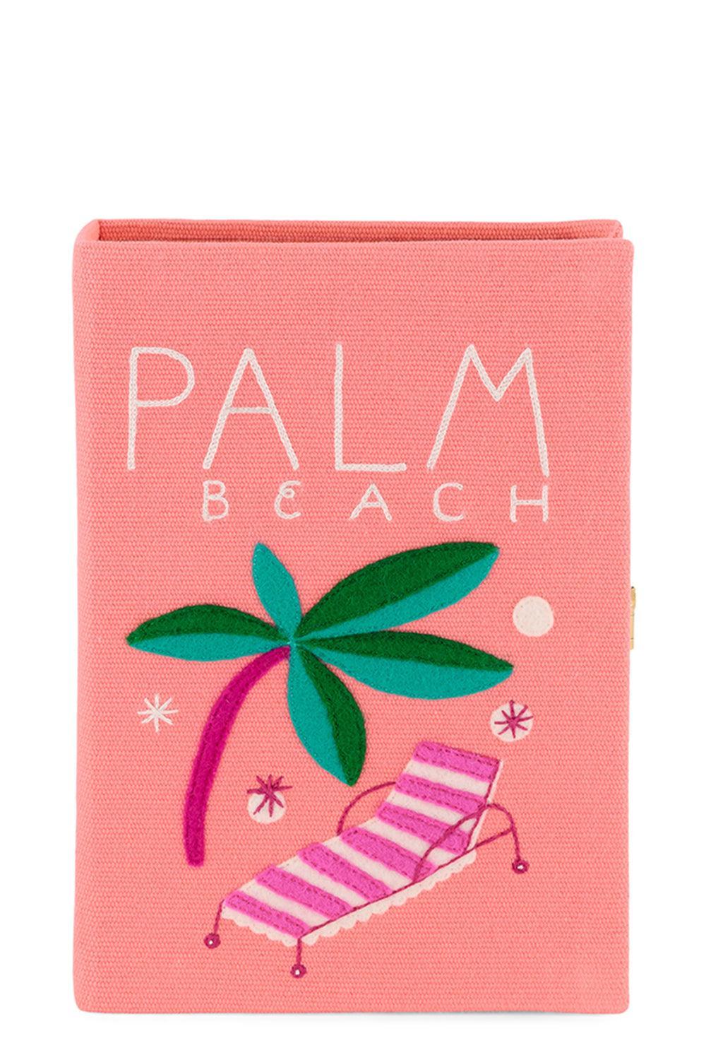 Palm Beach Book Clutch Bag-PINK-HANDBAGSHOULDER-OLYMPIA LE TAN