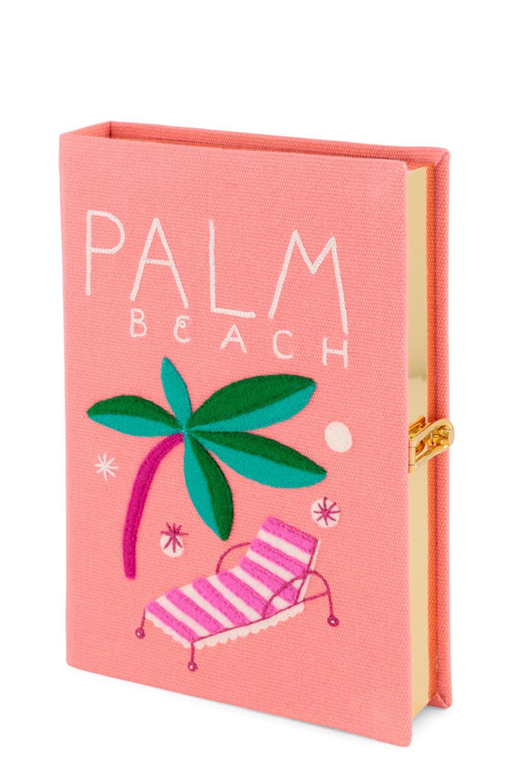 Palm Beach Book Clutch Bag-PINK-HANDBAGSHOULDER-OLYMPIA LE TAN