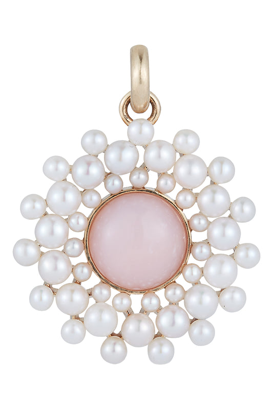 Pink Opal Pearl Juliet Charm
