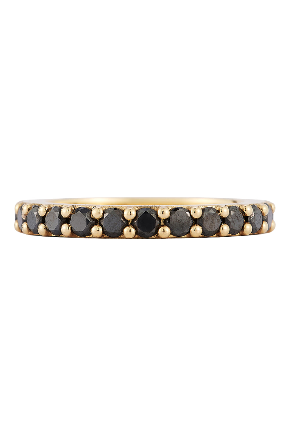 Black Diamond Iris Ring