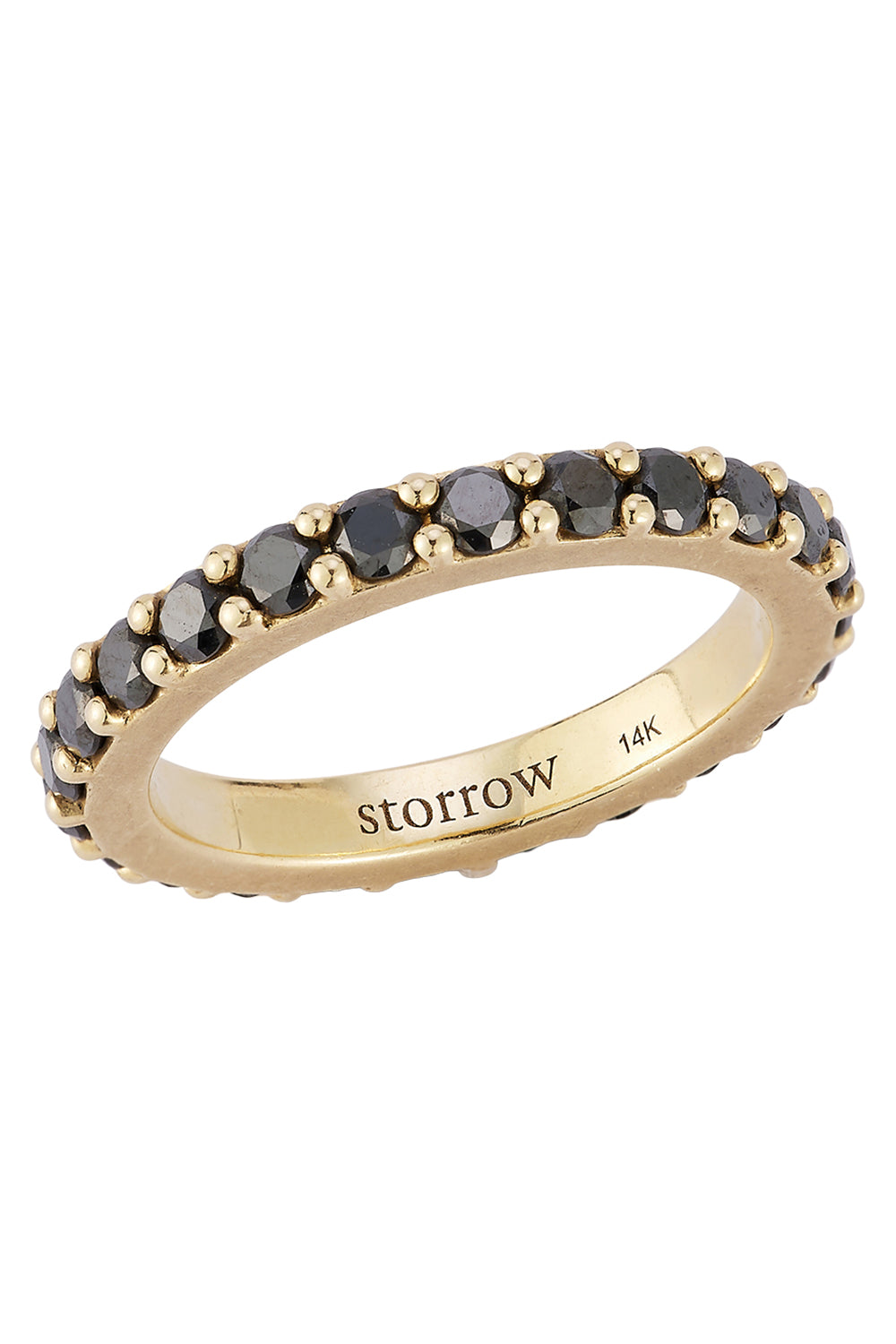 Black Diamond Iris Ring