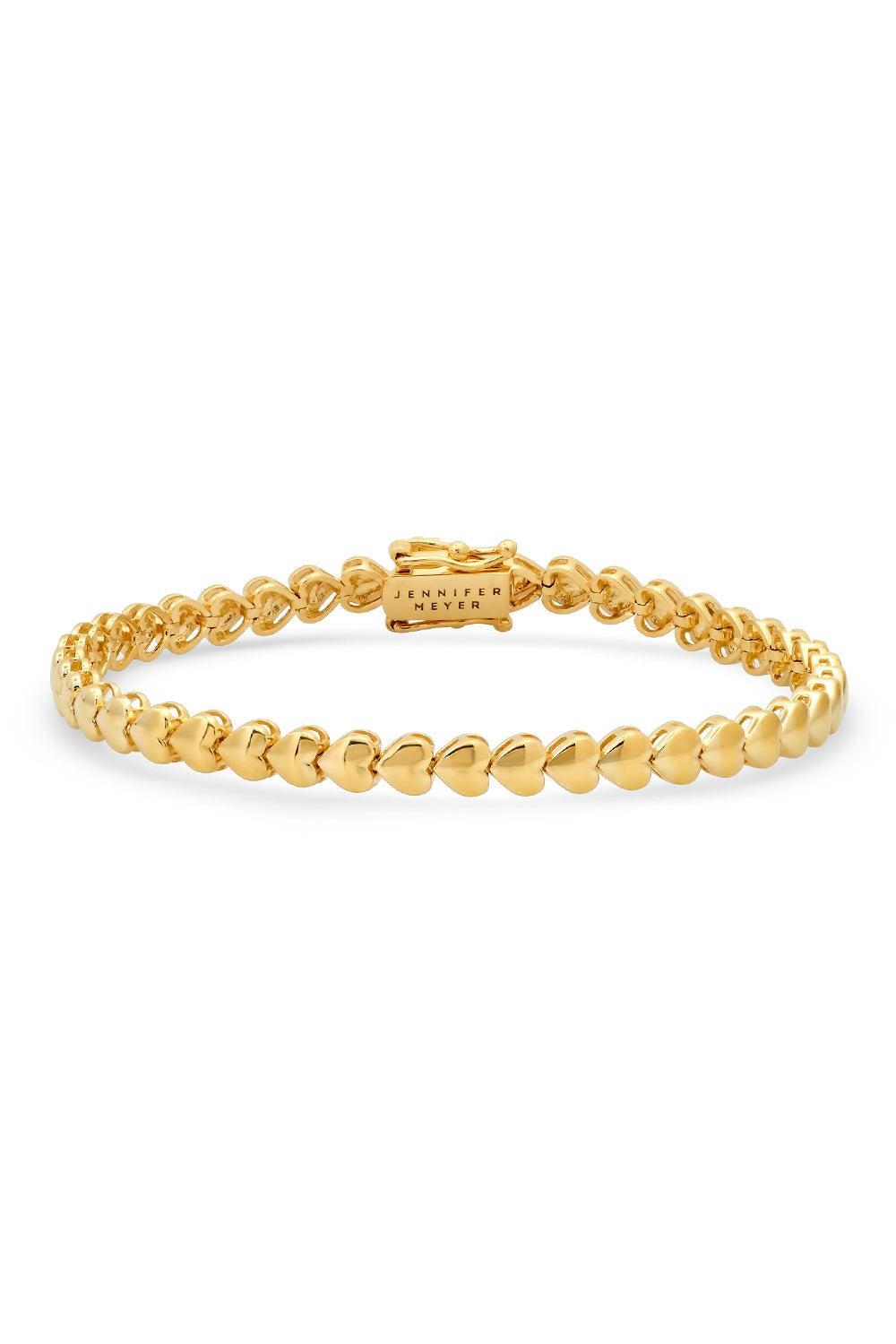 Heart Tennis Bracelet-YELLOW GOLD-JEWELRYFINE JEWELBRACELET O-JENNIFER MEYER