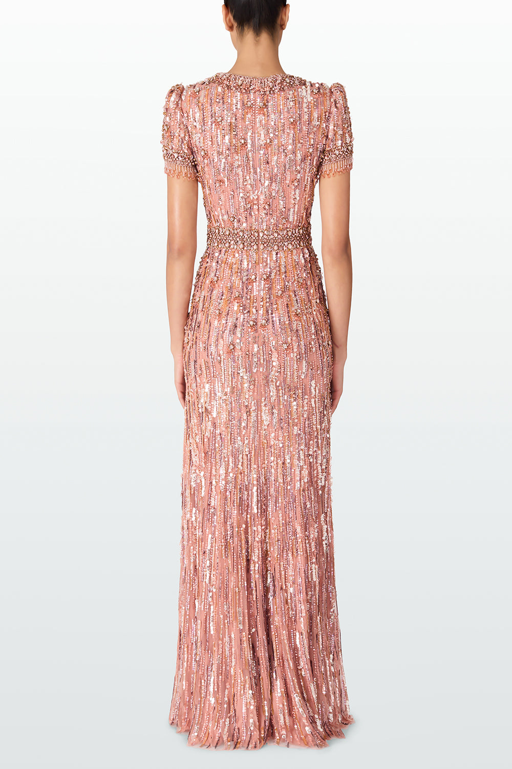 Roxy Embellished Beaded Gown