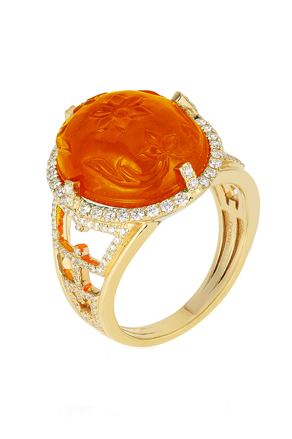 Mandarin Garnet Ring