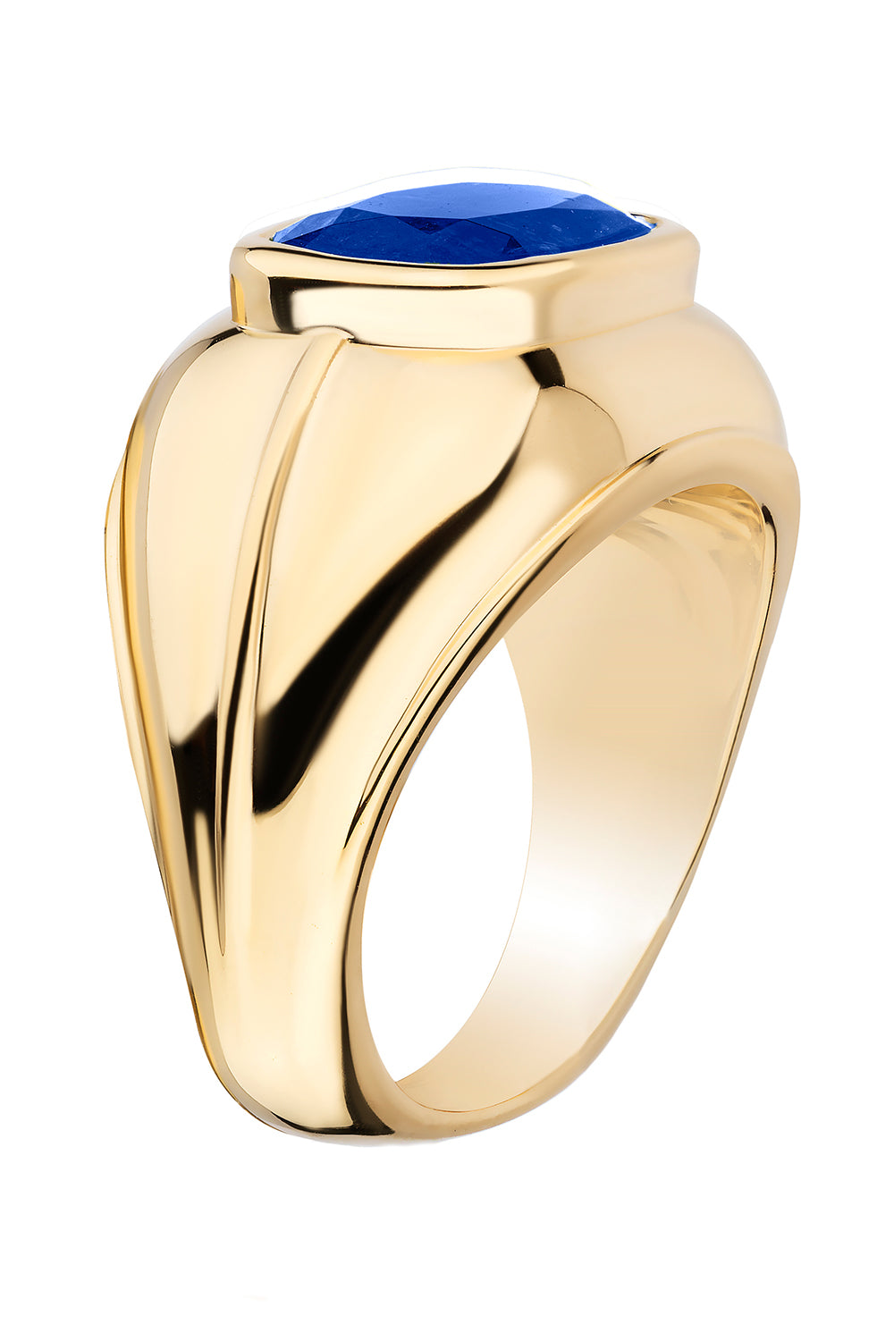 Tanzanite Cushion Cut Ring