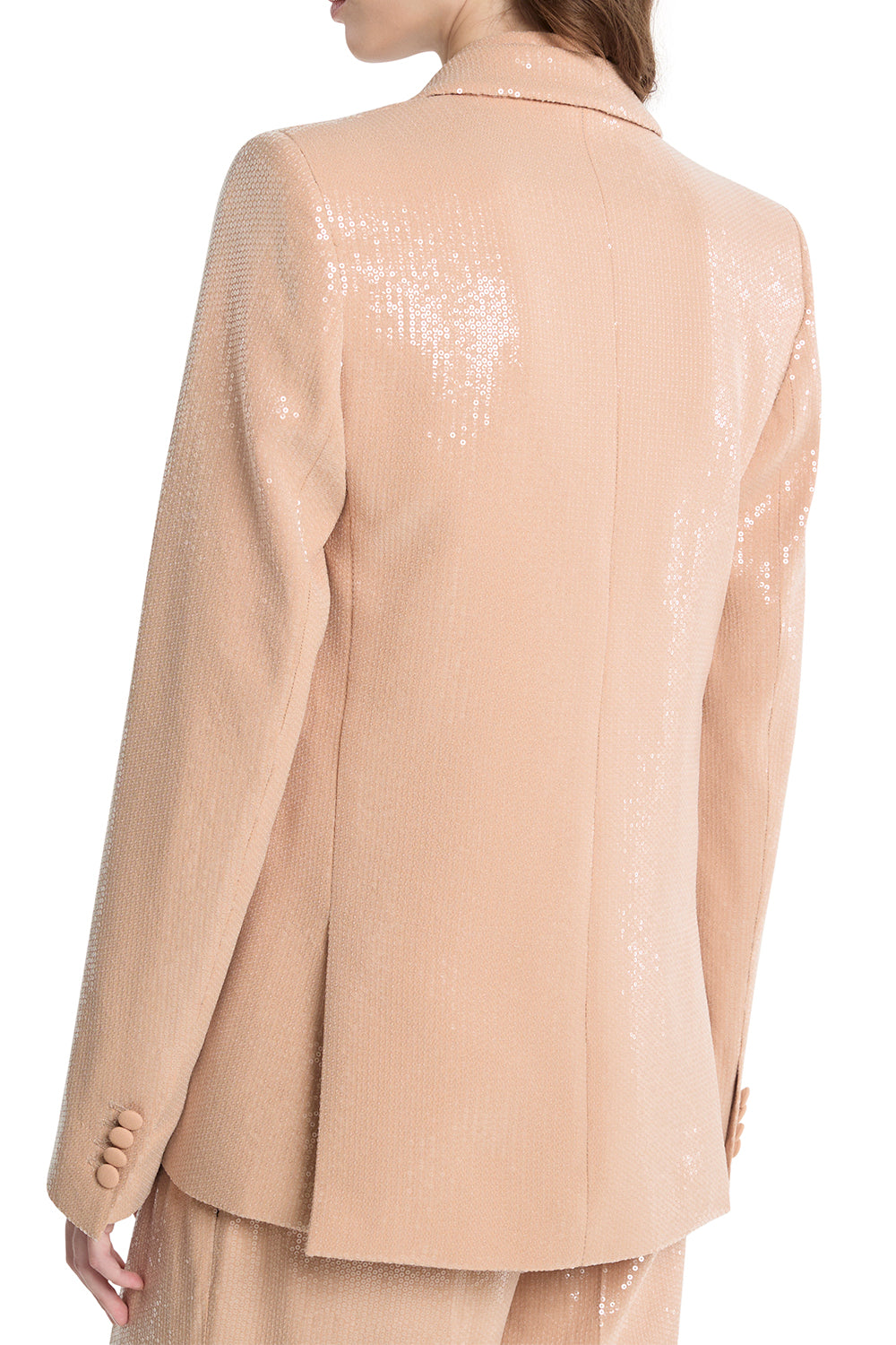  Carly Sequin Peak Lapel Blazer-BROWN-4-CLOTHINGJACKETBLAZERS-MICHAEL KORS COLLECTION 