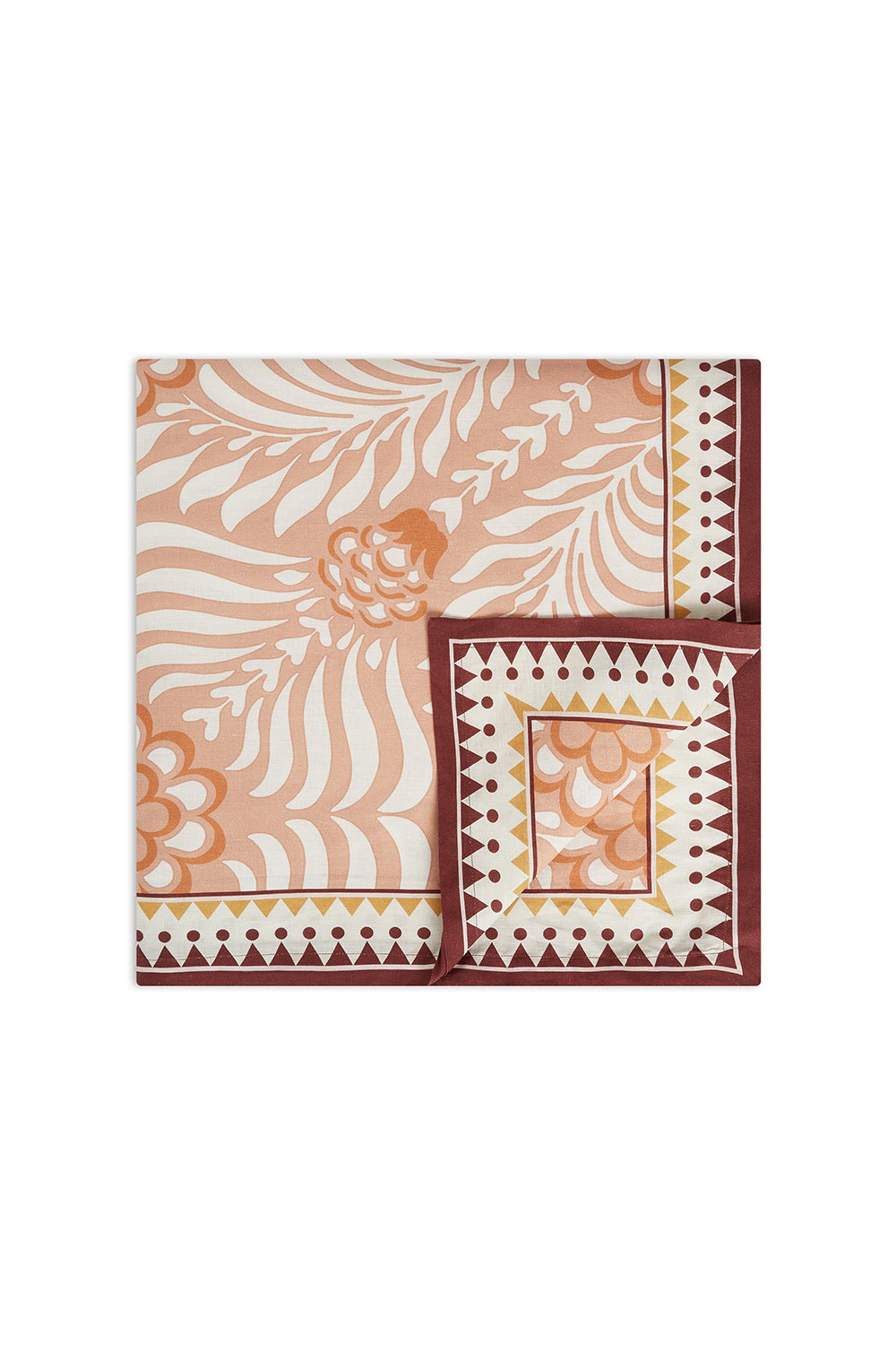 LA DOUBLEJ-Large Tablecloth - Tudor Pink-TUDOR