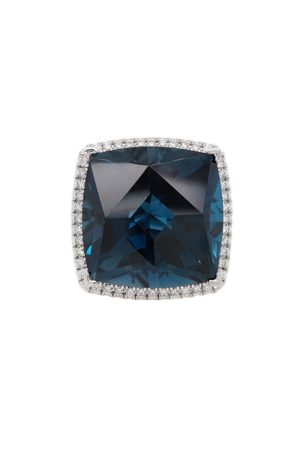 Diamond London Blue Topaz-WHITE GOLD-5.5-JEWELRYFINE JEWELRING-LISA NIK