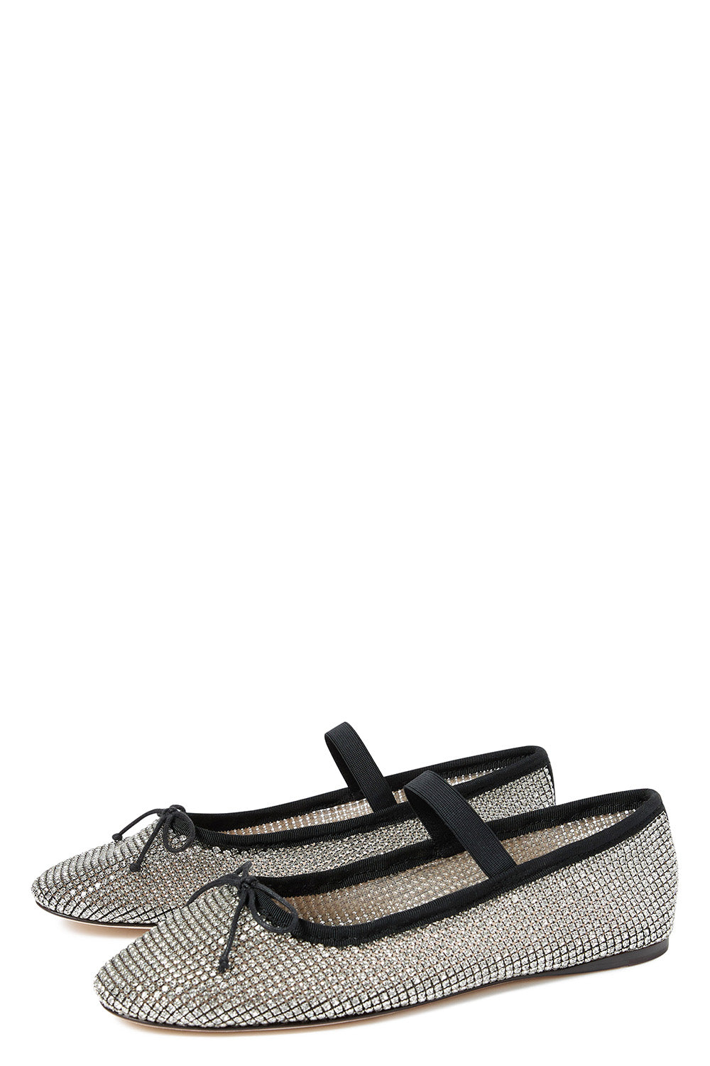 LOEFFLER RANDALL-Leonie Flat - Black Crystal-