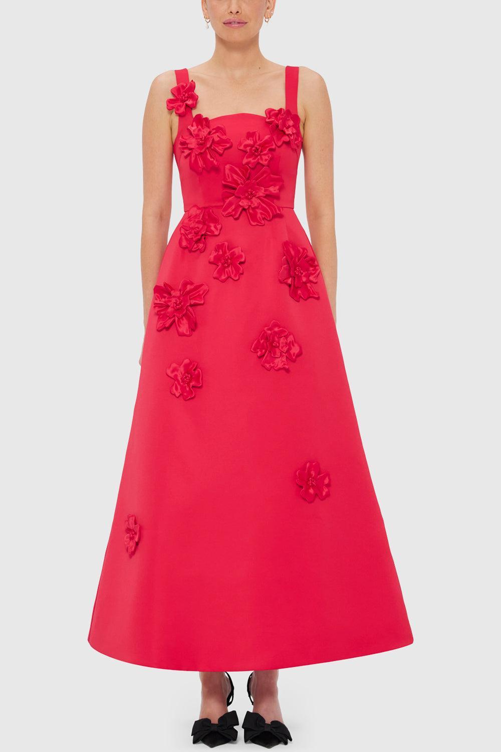 Rianne Floral Maxi Dress-ROSA-4-CLOTHINGDRESSEVENING-LEO LIN