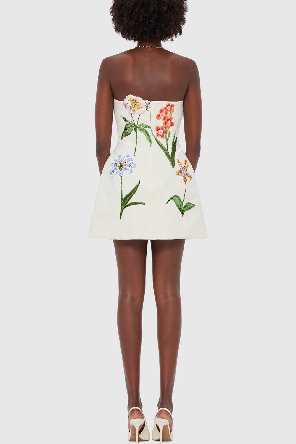 Rosario Mini Dress-SNOW-2-CLOTHINGDRESSCOCKTAIL-LEO LIN