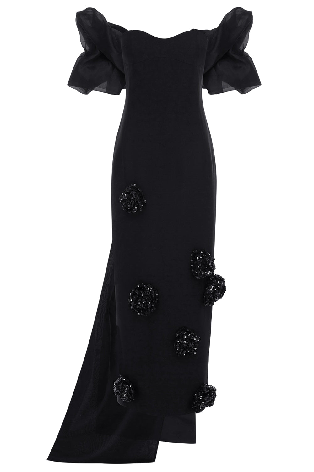 Zayna Dress-EBONY-2-CLOTHINGDRESSCOCKTAIL-LEO LIN