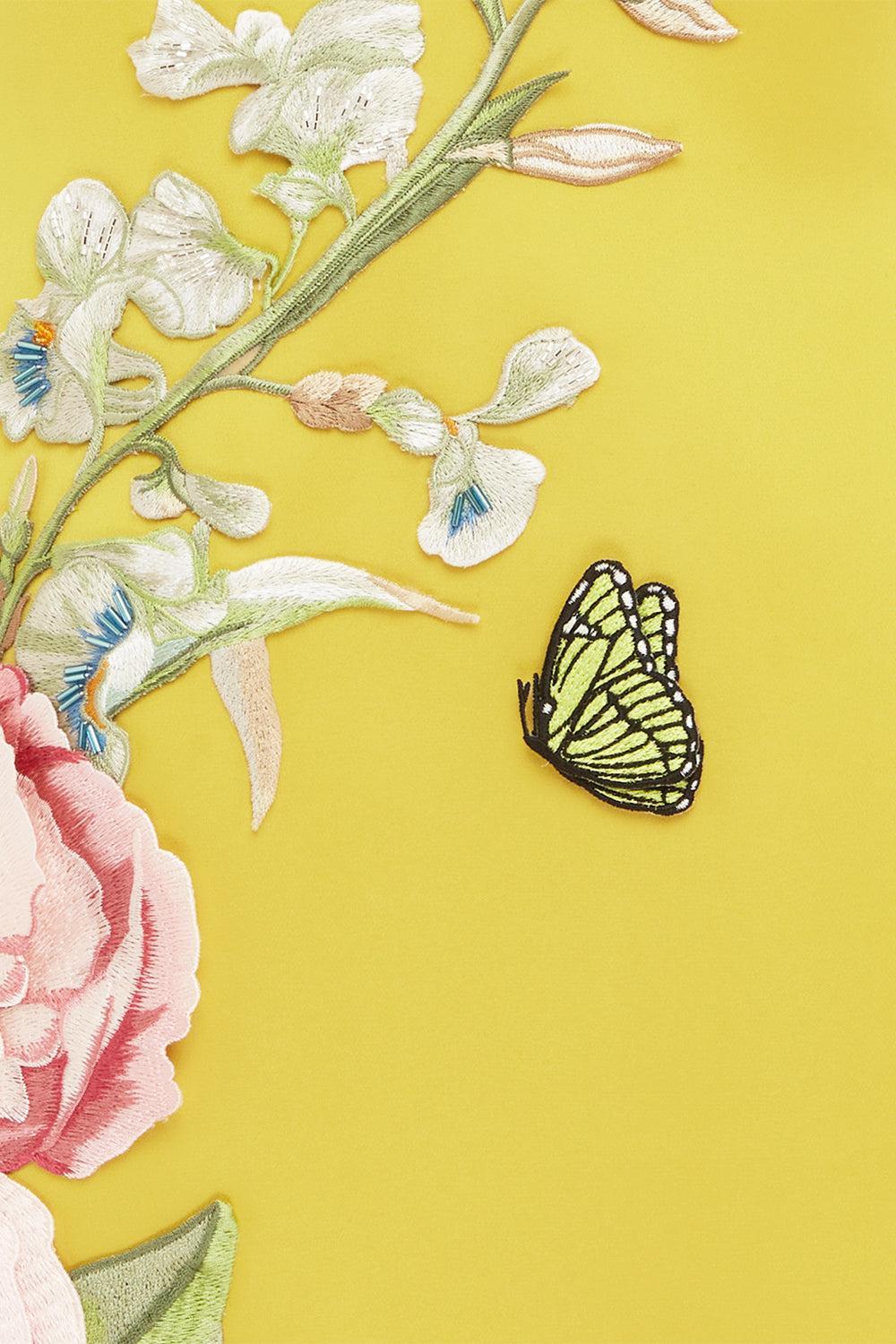 Briana Dress - Mustard-MUSTARD-2-CLOTHINGDRESSCOCKTAIL-LEO LIN