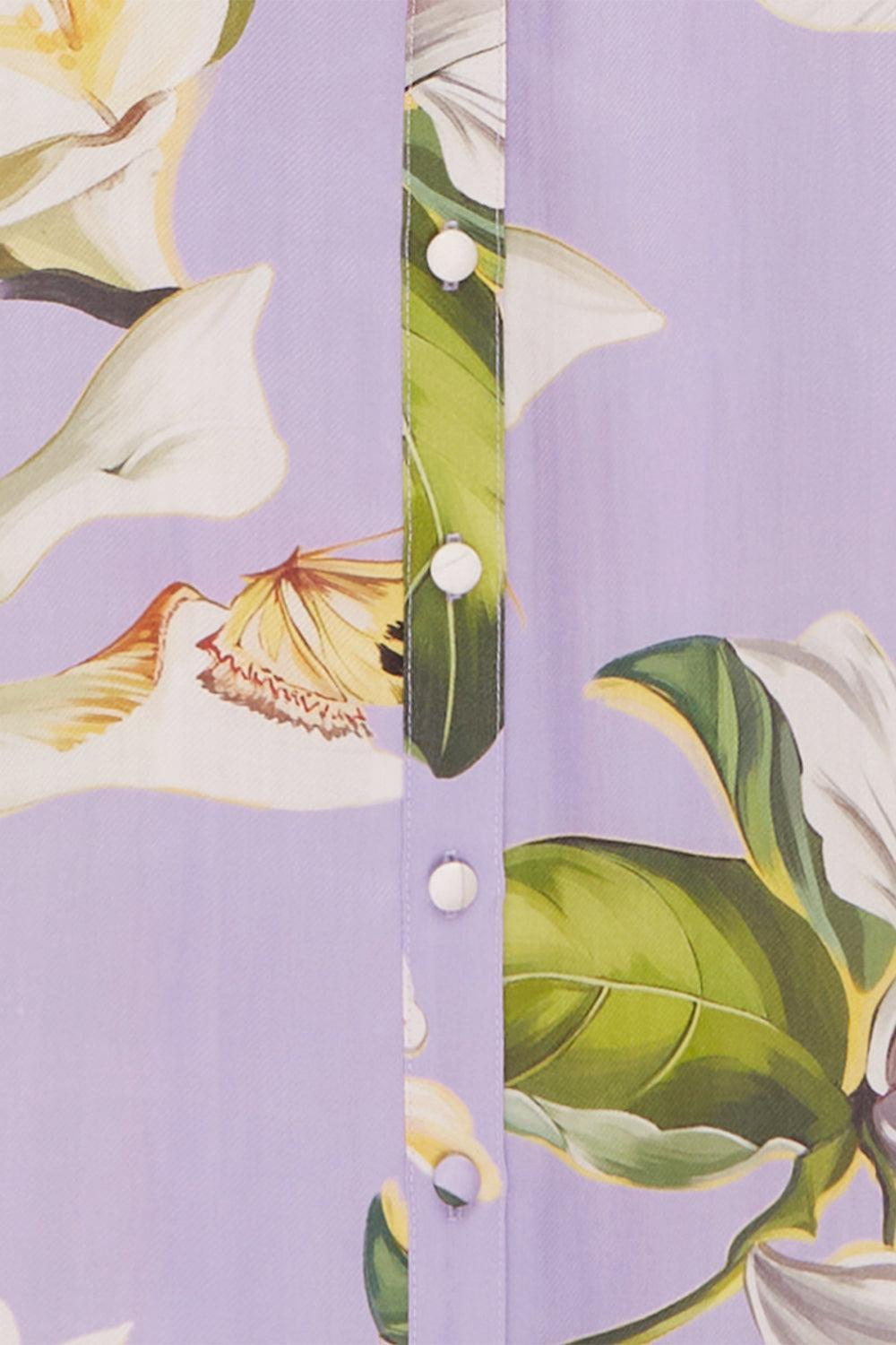 Josephine Gown - Lilac-LILAC-4-CLOTHINGDRESSGOWN-LEO LIN