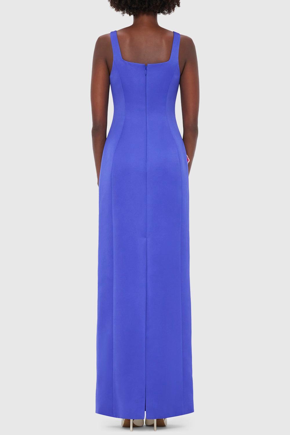 Adelina Maxi Dress-LAPIS-4-CLOTHINGDRESSCASUAL-LEO LIN