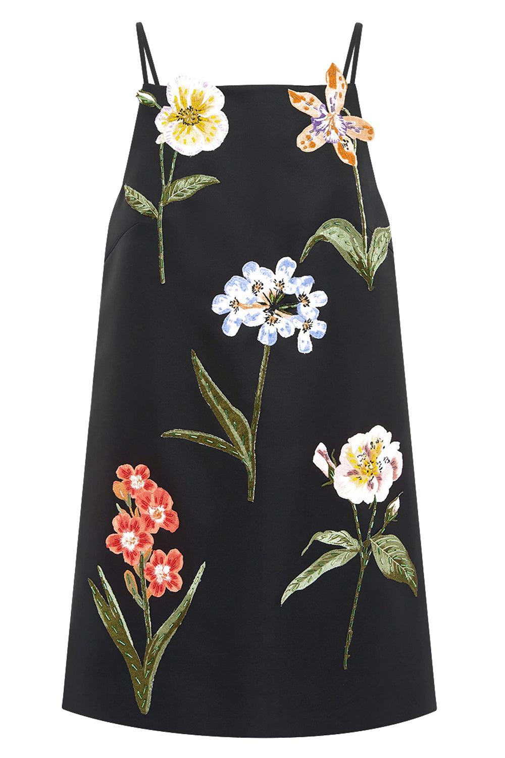 Leia Mini Dress-EBONY-2-CLOTHINGDRESSCOCKTAIL-LEO LIN