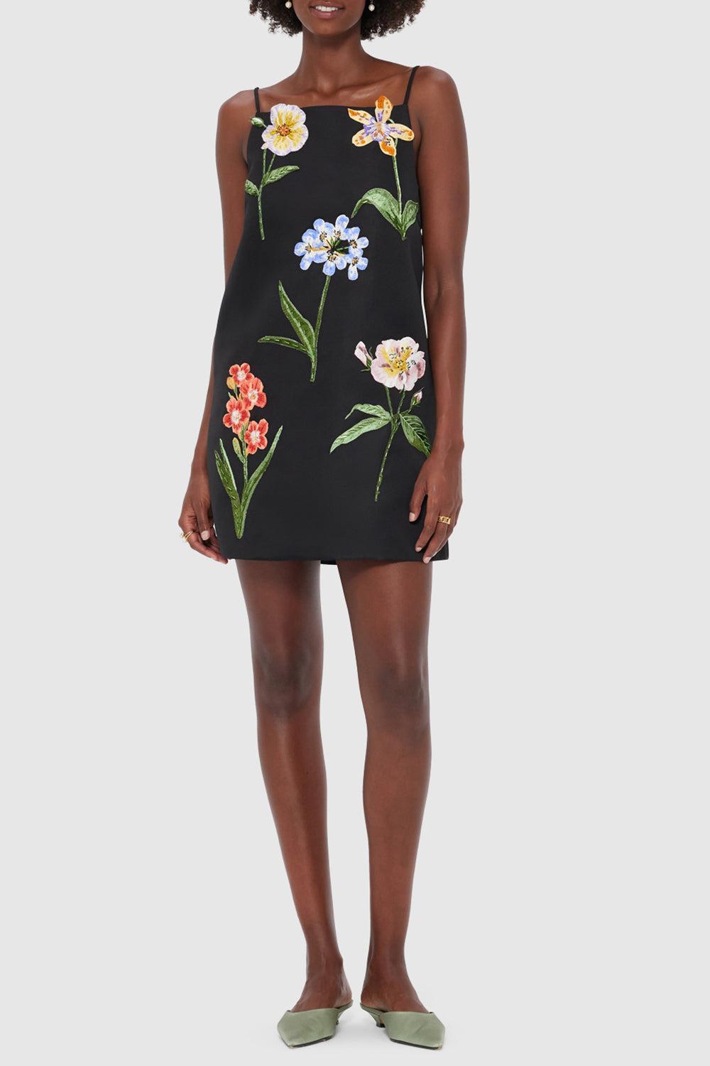 Leia Mini Dress-EBONY-2-CLOTHINGDRESSCOCKTAIL-LEO LIN