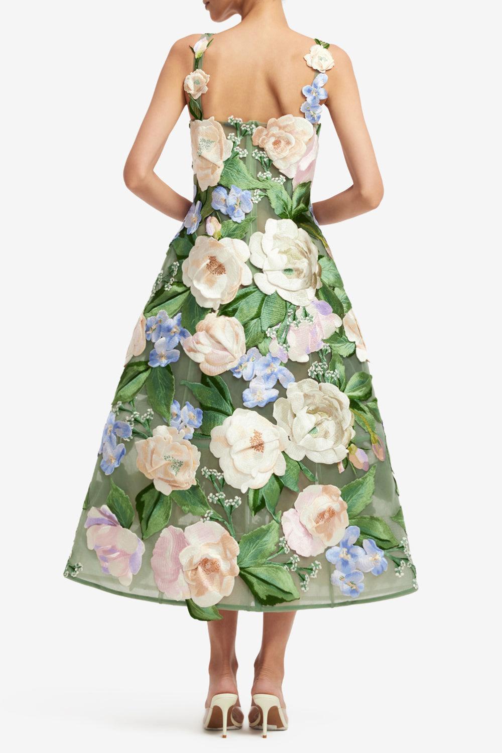 Beatrice Midi Dress-FLORAL-4-CLOTHINGDRESSCASUAL-LEO LIN