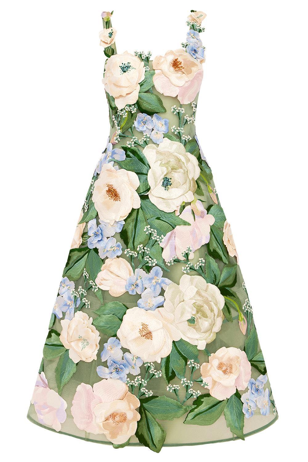Beatrice Midi Dress-FLORAL-4-CLOTHINGDRESSCASUAL-LEO LIN