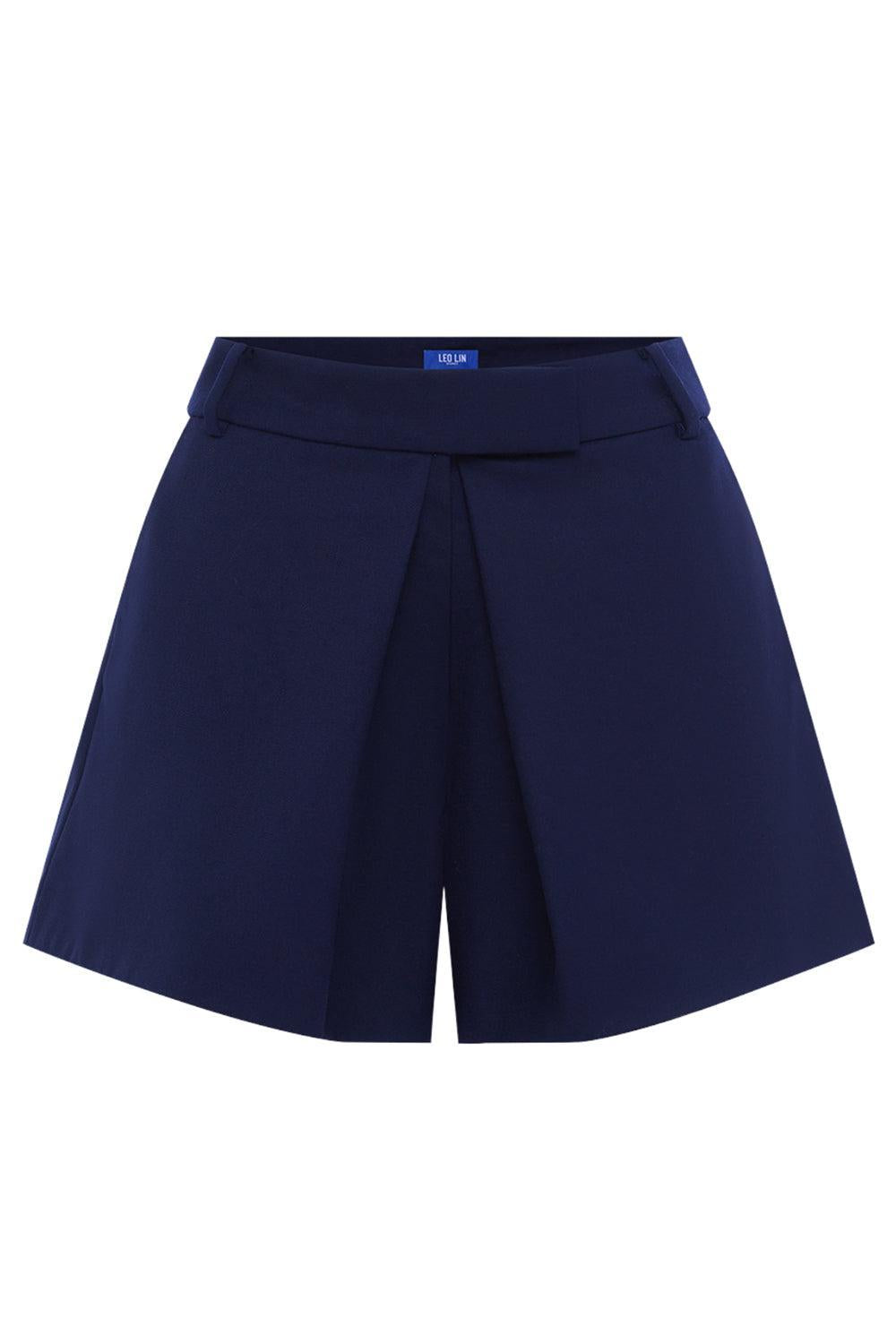 Josie Short-BLUE-2-CLOTHINGPANTSHORT-LEO LIN