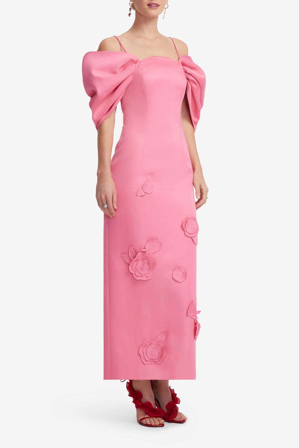 Arabella Maxi Dress-PINK-2-CLOTHINGDRESSCOCKTAIL-LEO LIN